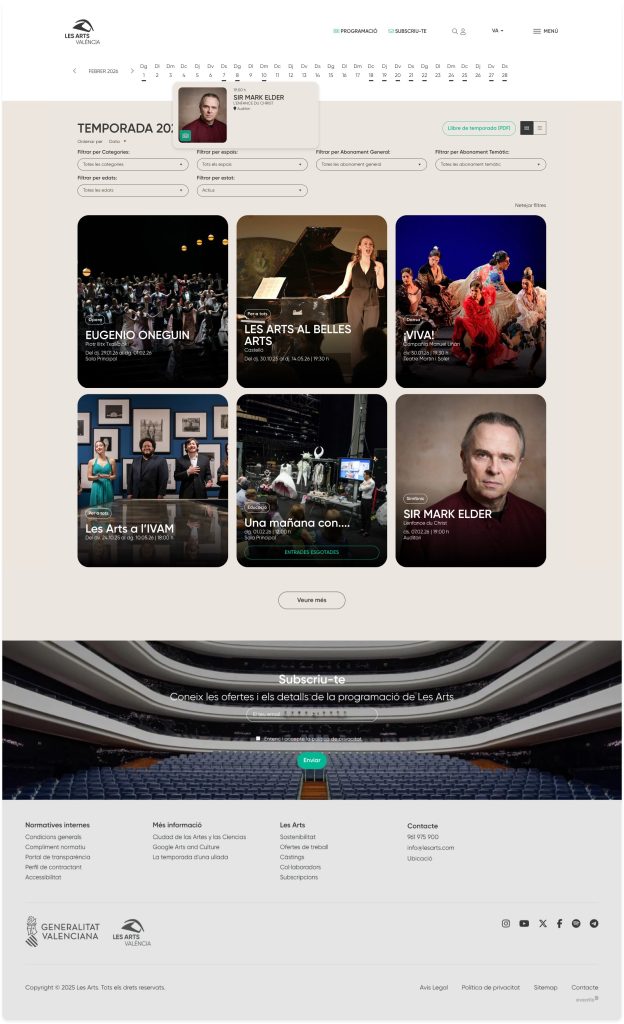 Auditori Palau de les Arts | Eventis